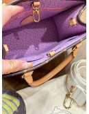 LOUIS VUITTON X YAYOI KUSAMA PM ONTHEGO FEATURING COLOURFUL PUMPKIN GRAPHICS ON CLASSIC MONOGRAM CANVAS 