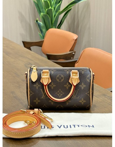 LOUIS VUITTON NANO SPEEDY IN MONOGRAM CANVAS 
