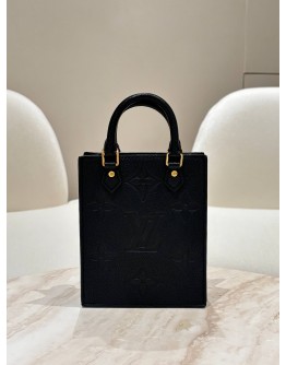  LOUIS VUITTON PETITE SAC PLAT IN MONOGRAM EMPREINTE LEATHER