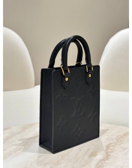  LOUIS VUITTON PETITE SAC PLAT IN MONOGRAM EMPREINTE LEATHER