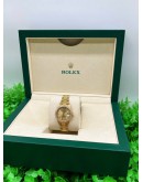 ROLEX OYSTER PERPETUAL DATEJUST PRESIDENT DIAMOND YELLOW GOLD WOMEN WATCH