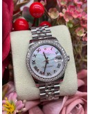 ROLEX DATEJUST REF 178384 31MM MOHTER OF PEARL DIAL DIAMOND AUTOMATIC LADIES WATCH  -FULL SET-