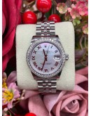 ROLEX DATEJUST REF 178384 31MM MOHTER OF PEARL DIAL DIAMOND AUTOMATIC LADIES WATCH  -FULL SET-