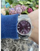 ROLEX OYSTER PERPETUAL PURPLE DIAL REF 116000 36MM AUTOMATIC UNISEX WATCH -FULL SET-