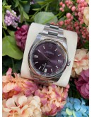 ROLEX OYSTER PERPETUAL PURPLE DIAL REF 116000 36MM AUTOMATIC UNISEX WATCH -FULL SET-