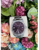 ROLEX OYSTER PERPETUAL PURPLE DIAL REF 116000 36MM AUTOMATIC UNISEX WATCH -FULL SET-