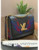 LOUIS VUITTON MM TWIST IN EPI LEATHER SEQUINNED FLAME EMBROIDERY 