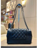 CHANEL MADEMOISELLE SEASONAL SHOULDER BAG IN BLACK QUILTED CALFSKIN LEATHER WITH SILVER HARDWARE