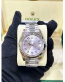 ROLEX DATEJUST II REF 116300 BLUE ARABIC PURPLE DIGITAL DIAL 41MM AUTOMATIC WATCH
