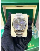 ROLEX OYSTER PERPETUAL 39REF 114300 RHODIUM DIAL 39MM AUTOMATIC WATCH