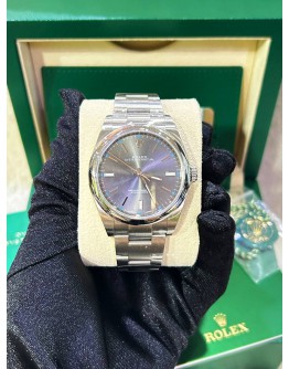 ROLEX OYSTER PERPETUAL 39REF 114300 RHODIUM DIAL 39MM AUTOMATIC WATCH