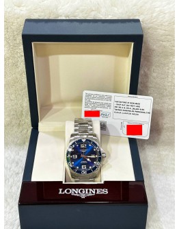 LONGINES HYDROCONQUEST 300M REF L3.781.4.96.6 BLUE DIAL 41MM AUTOMATIC WATCH