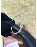 BVLGARI SERPENTI VIPER BRACELET SIZE M IN 18K 750 WHITE GOLD WITH DIAMONDS