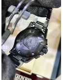 LONGINES CONQUEST VHP CHRONOGRAPH BLACK PVD REF L3.717.2.96.6 BLUE DIAL 42MM QUARTZ WATCH