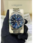 LONGINES HYDROCONQUEST GMT 300M REF L3.890.4 BLUE DIAL 43MM AUTOMATIC WATCH