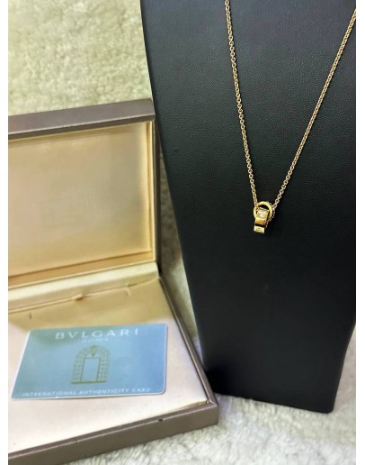 BVLGARI B.ZERO 1 YELLOW GOLD NECKLACE WITH DIAMONDS