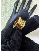 BVLGARI B.ZERO 1 BAND WIDE RING IN 18K 750 YELLOW GOLD