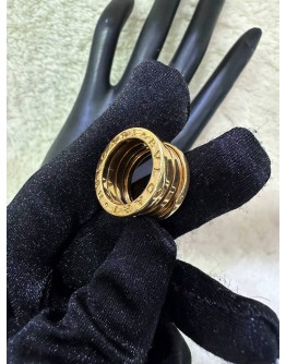 BVLGARI B.ZERO 1 BAND WIDE RING IN 18K 750 YELLOW GOLD
