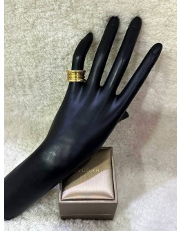 BVLGARI B.ZERO 1 BAND WIDE RING IN 18K 750 YELLOW GOLD