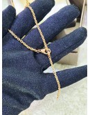 BVLGARI B.ZERO 1 PENDANT NECKLACE IN 18K 750 ROSE GOLD WITH BLACK CERAMIC
