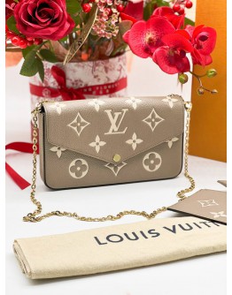 LOUIS VUITTON FELICIE POCHETTE BEIGE