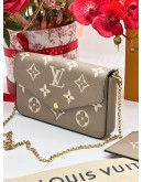 LOUIS VUITTON FELICIE POCHETTE BEIGE