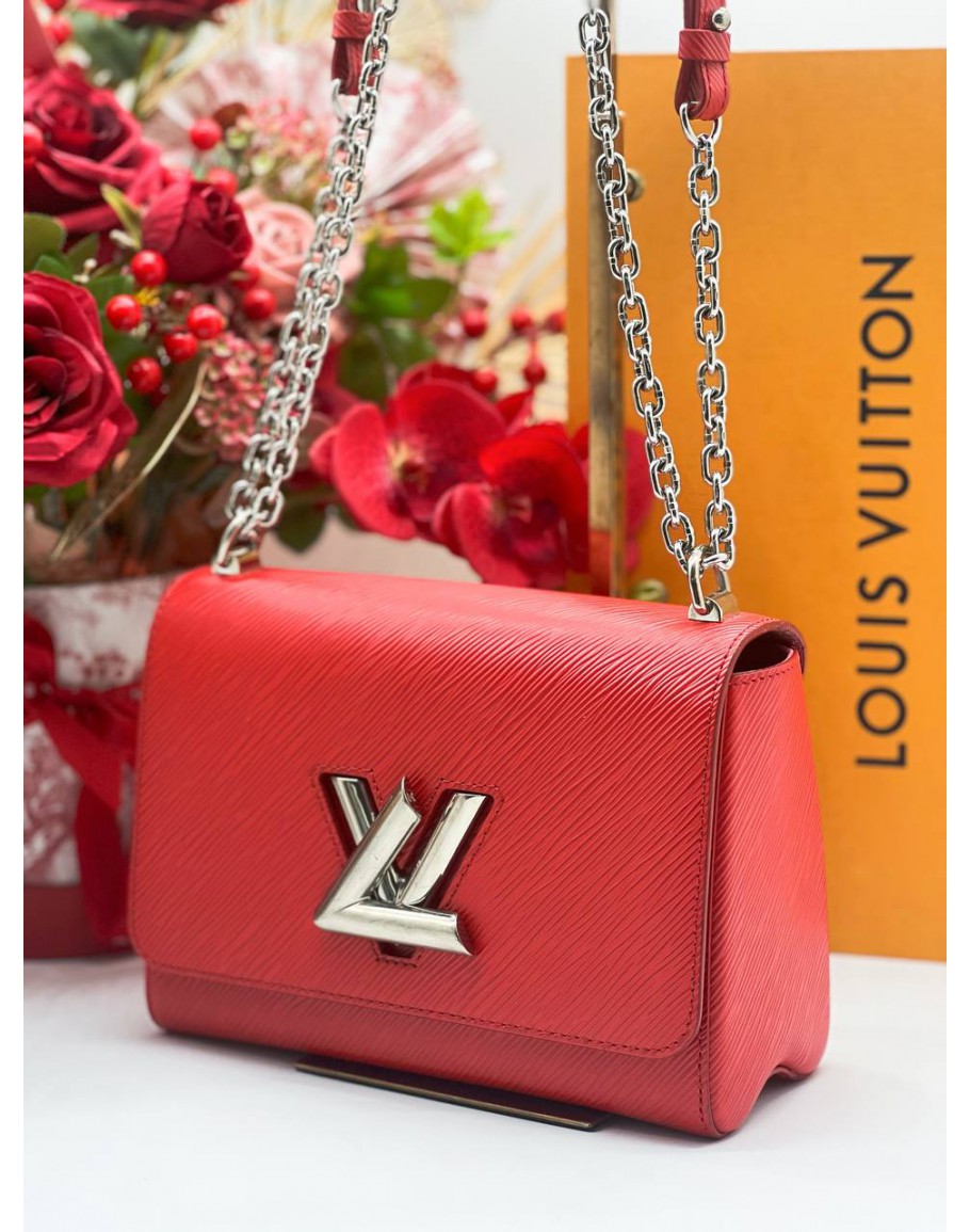 Red Louis Vuitton Twist Epi Leather MM