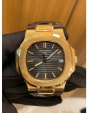 PATEK PHILIPPE NAUTILUS 18K ROSE GOLD WATCH