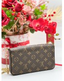 LOUIS VUITTON FÉLICIE LEATHER CROSSBODY BAG