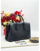 MCM MILLA PEBBLED LEATHER TOTE BAG