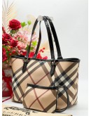 BURBERRY CHECK NOVA TOTE BAG