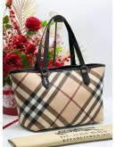 BURBERRY CHECK NOVA TOTE BAG