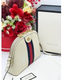 GUCCI SMALL OPHIDIA DOME LEATHER CROSSBODY BAG