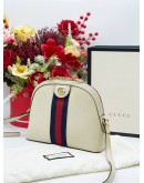 GUCCI SMALL OPHIDIA DOME LEATHER CROSSBODY BAG