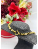 CHANEL 1993 FALL FLORENTINE GOLD PLATED NECKLACE