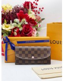 LOUIS VUITTON EMILIE DAMIER EBENE CANVAS WALLET