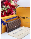 LOUIS VUITTON EMILIE DAMIER EBENE CANVAS WALLET