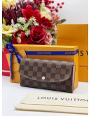 LOUIS VUITTON EMILIE DAMIER EBENE CANVAS WALLET