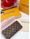 LOUIS VUITTON EMILIE DAMIER EBENE CANVAS WALLET