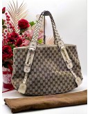 GUCCI PELHAM MEDIUM GG CANVAS HOBO BAG