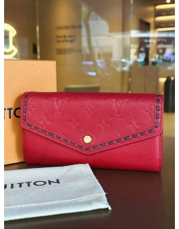LOUIS VUITTON SARAH WLLET IN MONOGRAM EMPREINTE LEATHER