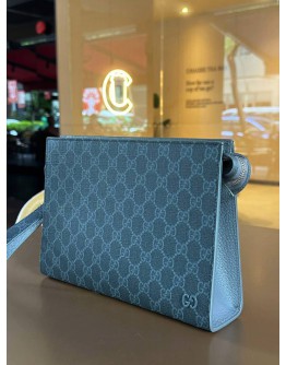 GUCCI GG SUPREME POUCH IN DARK BLUE