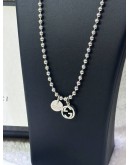 GUCCI BOULE CHARM INTERLOCKING G PENDANT NECKLACE
