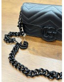 GUCCI 2 IN 1 SUPER MINI GG MARMONT WITH REMOVABLE CHAIN