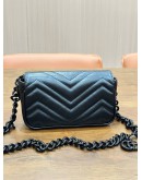 GUCCI 2 IN 1 SUPER MINI GG MARMONT WITH REMOVABLE CHAIN