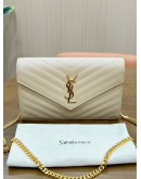 YVES SAINT LAURENT CASSANDRE WALLET ON CHAIN