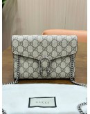 GUCCI DIONYSUS WOC IN BEIGE & EBONY GG SUPREME CANVAS