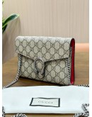 GUCCI DIONYSUS WOC IN BEIGE & EBONY GG SUPREME CANVAS