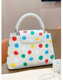 LOUIS VUITTON X YAYOI KUSAMA CAPUCINES BB TOP HANDLE HANDBAG