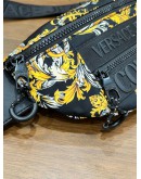 VERSACE JEANS COUTURE BELT BAG IN REGALIA BAROQUE PRINTS